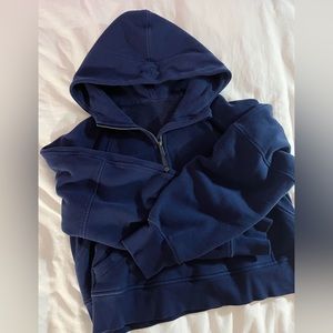 lululemon scuba oversized half-size hoodie